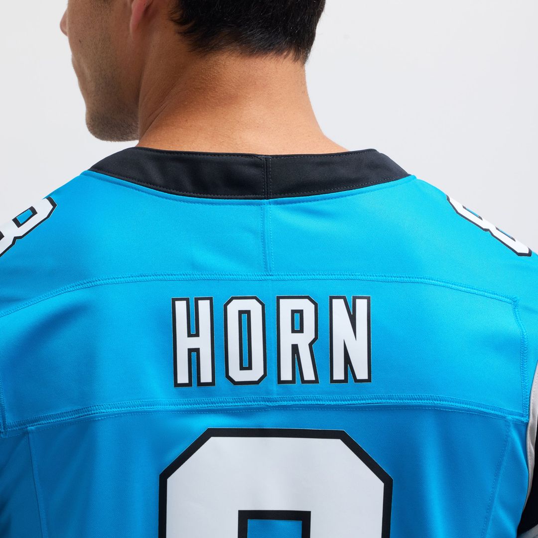Jaycee Horn Carolina Panthers Nike Blue Vapor F.U.S.E. Limited Jersey