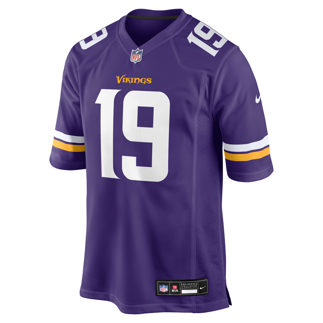 Adam Thielen Minnesota Vikings Nike Purple Game Jersey