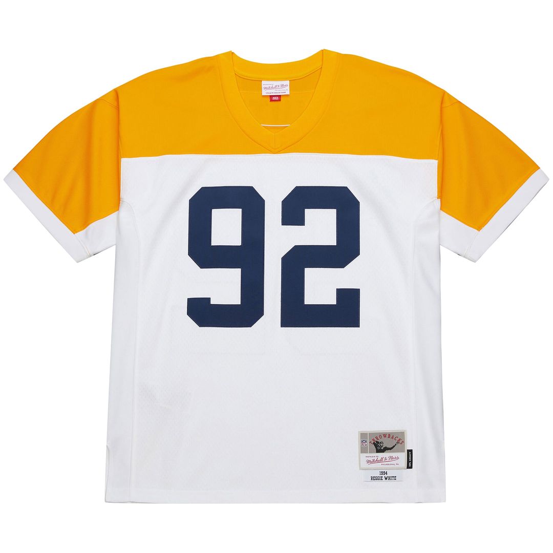 Reggie White Green Bay Packers Mitchell & Ness White 1994 Legacy Replica Jersey