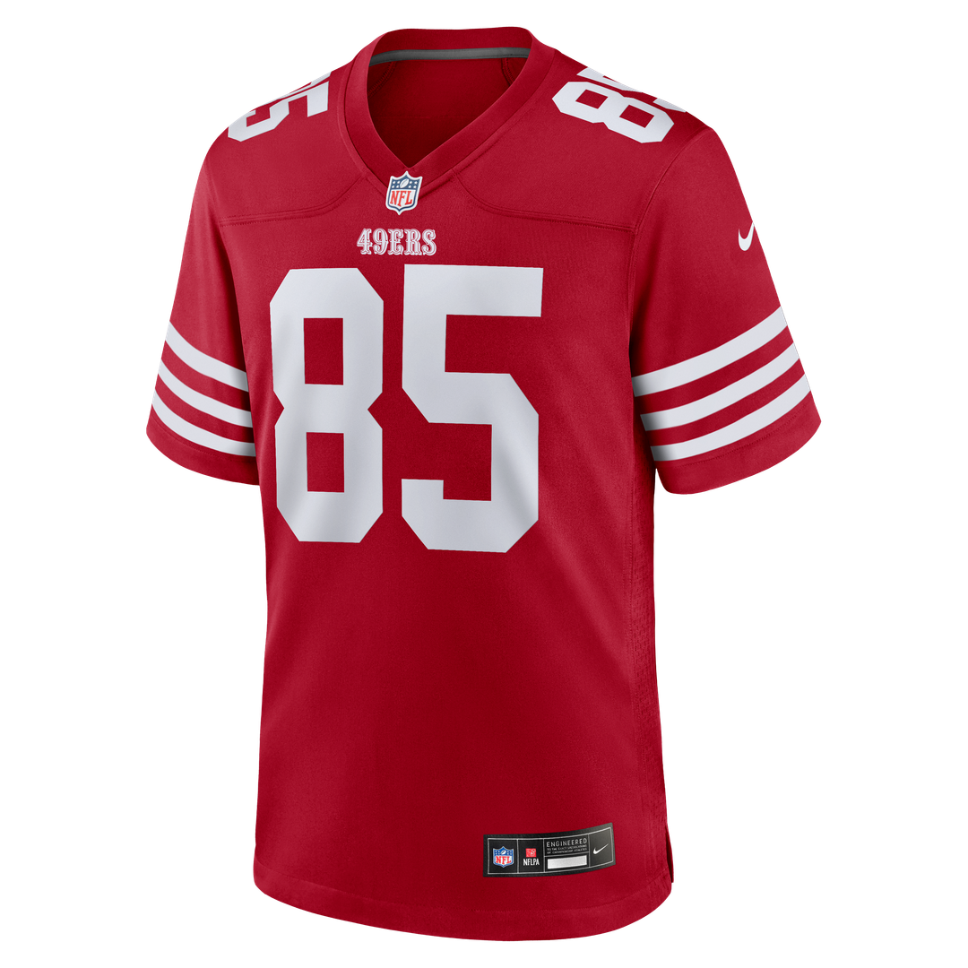 George Kittle San Francisco 49ers Nike Scarlet Player Game Jersey