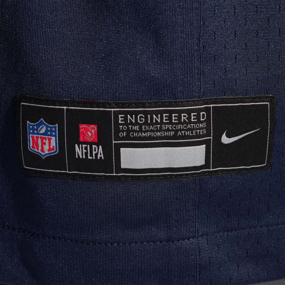 Theo Benedet Chicago Bears Nike Navy Team Game Jersey