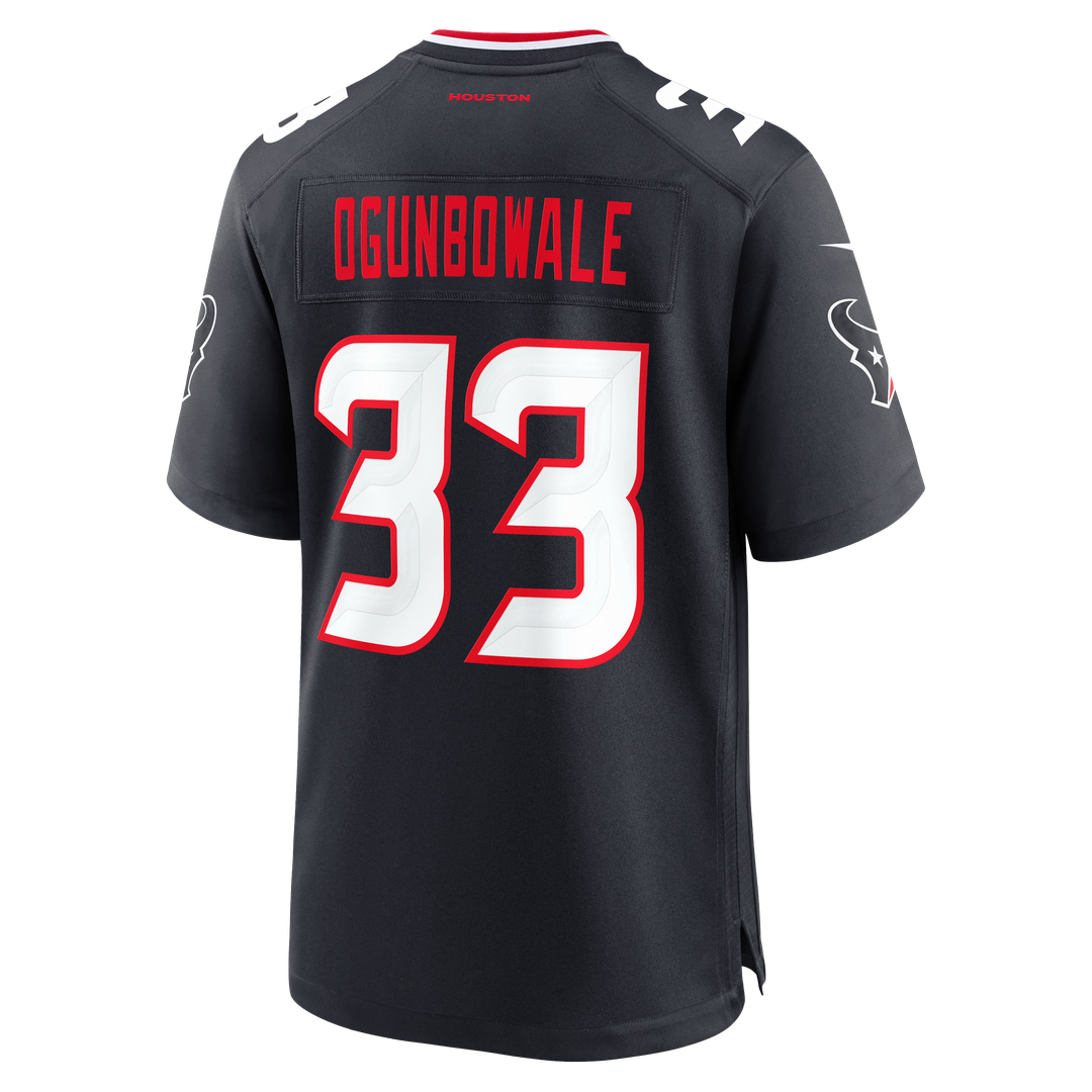 Dare Ogunbowale Houston Texans Nike Navy Team Game Jersey