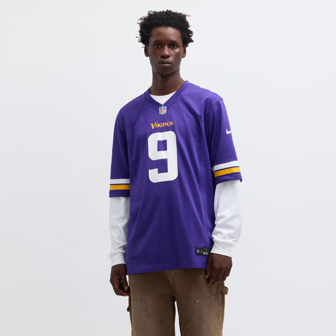 J.J. McCarthy Minnesota Vikings Nike White Alternate Game Player Jersey