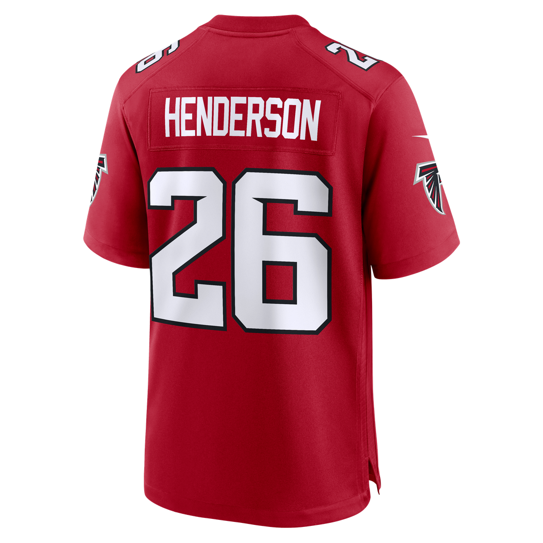 CJ Henderson Atlanta Falcons Nike Red Team Game Jersey