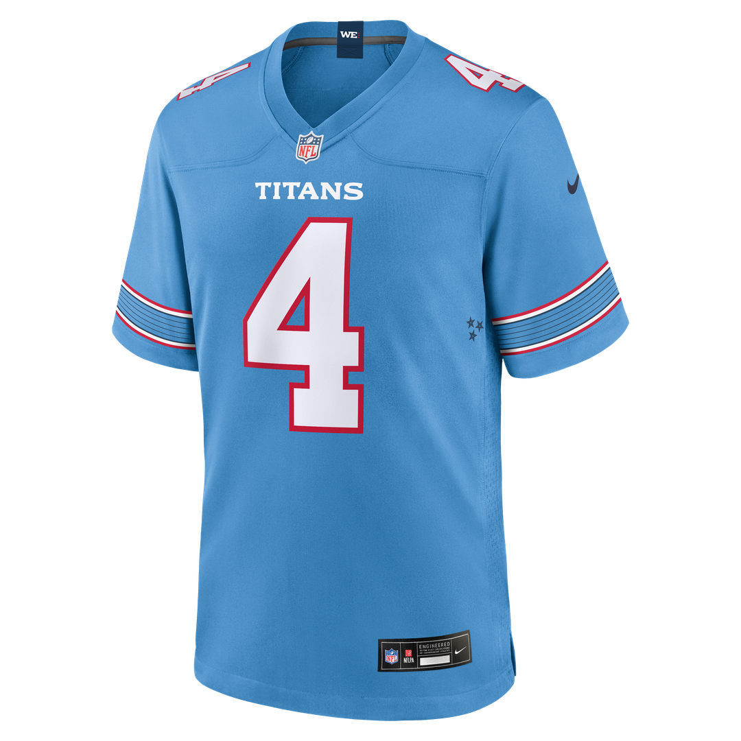 Wan'Dale Robinson Tennessee Titans Nike White Game Jersey
