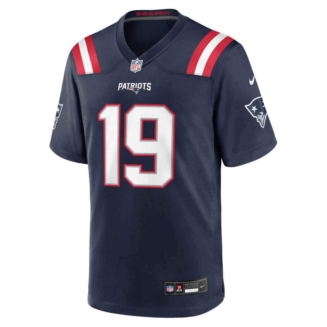 Kobee Minor New England Patriots Nike Navy Team Game Jersey
