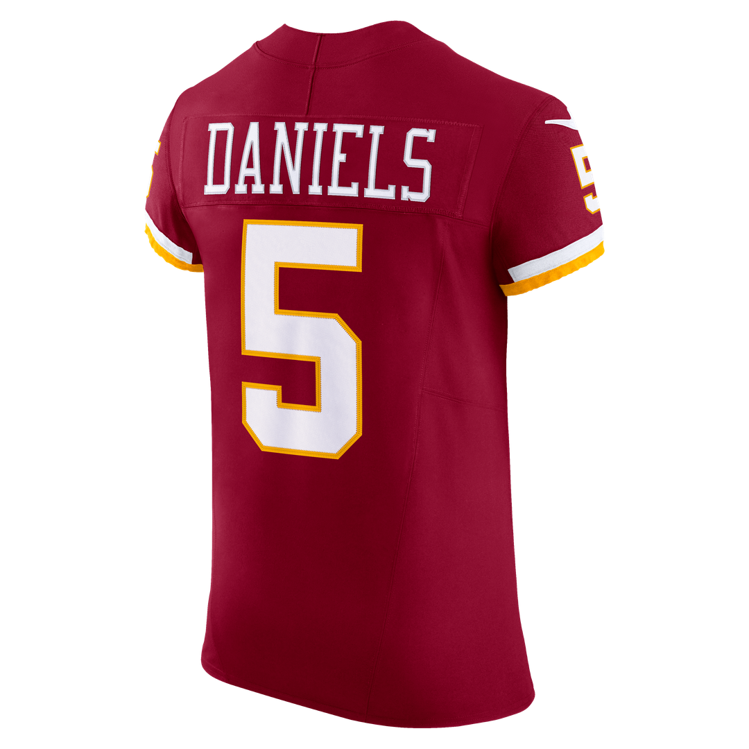 Jayden Daniels Washington Commanders Nike Burgundy Team Vapor F.U.S.E. Elite Jersey