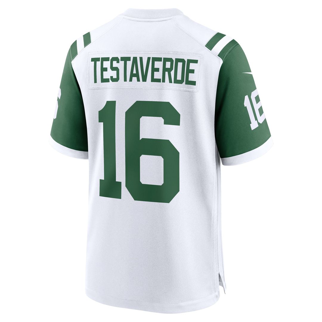 Vinny Testaverde New York Jets Nike White Retired Player Alternate Game Jersey