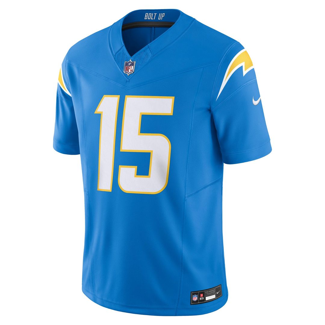 Ladd McConkey Los Angeles Chargers Nike Powder Blue Team Vapor F.U.S.E. Limited Jersey