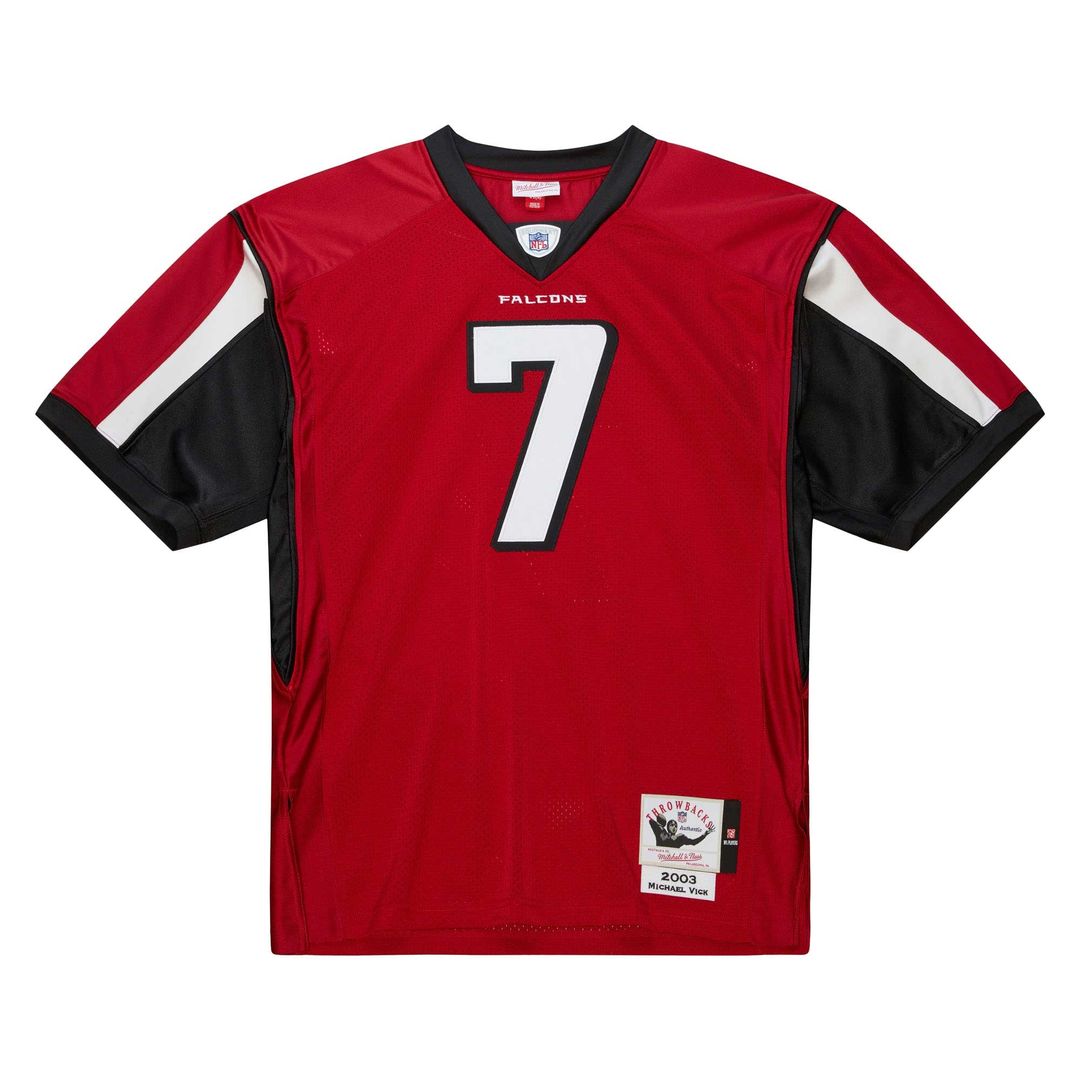 Michael Vick Atlanta Falcons 2003 Mitchell & Ness Red Authentic Throwback Retired Player Jersey
