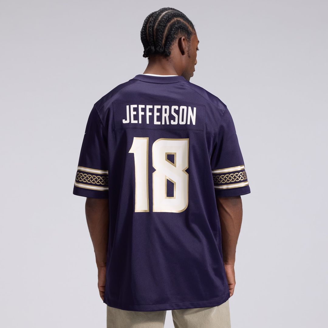 Justin Jefferson Minnesota Vikings Nike Purple 2026 Rivalries Collection Game Jersey