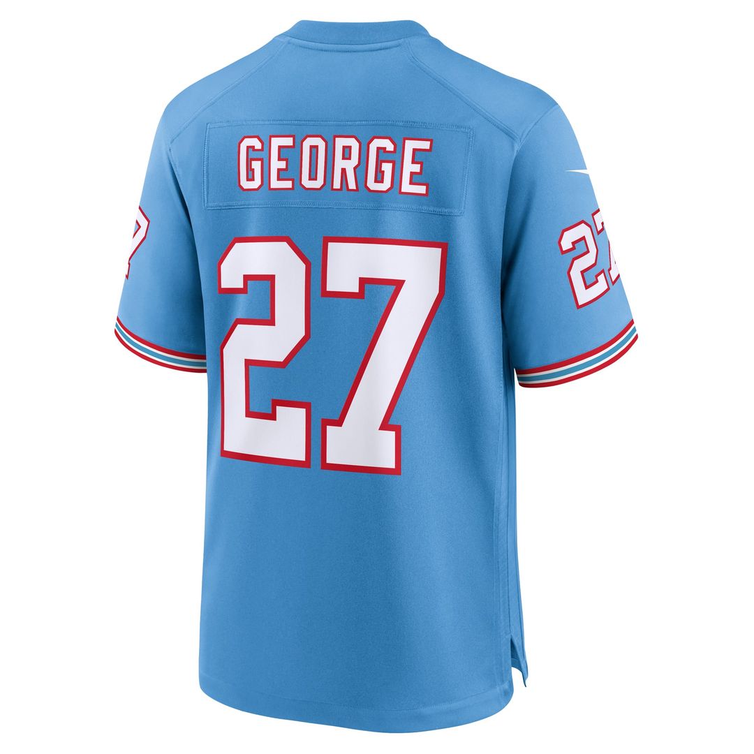 Eddie George Tennessee Titans Nike Light Blue Retired Player Alternate Game Jersey