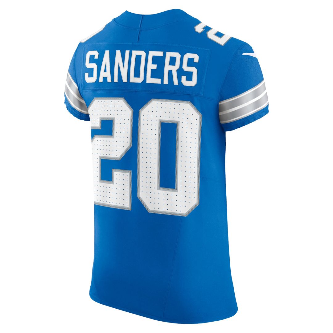 Barry Sanders Detroit Lions Nike Blue Team Vapor F.U.S.E. Elite Jersey