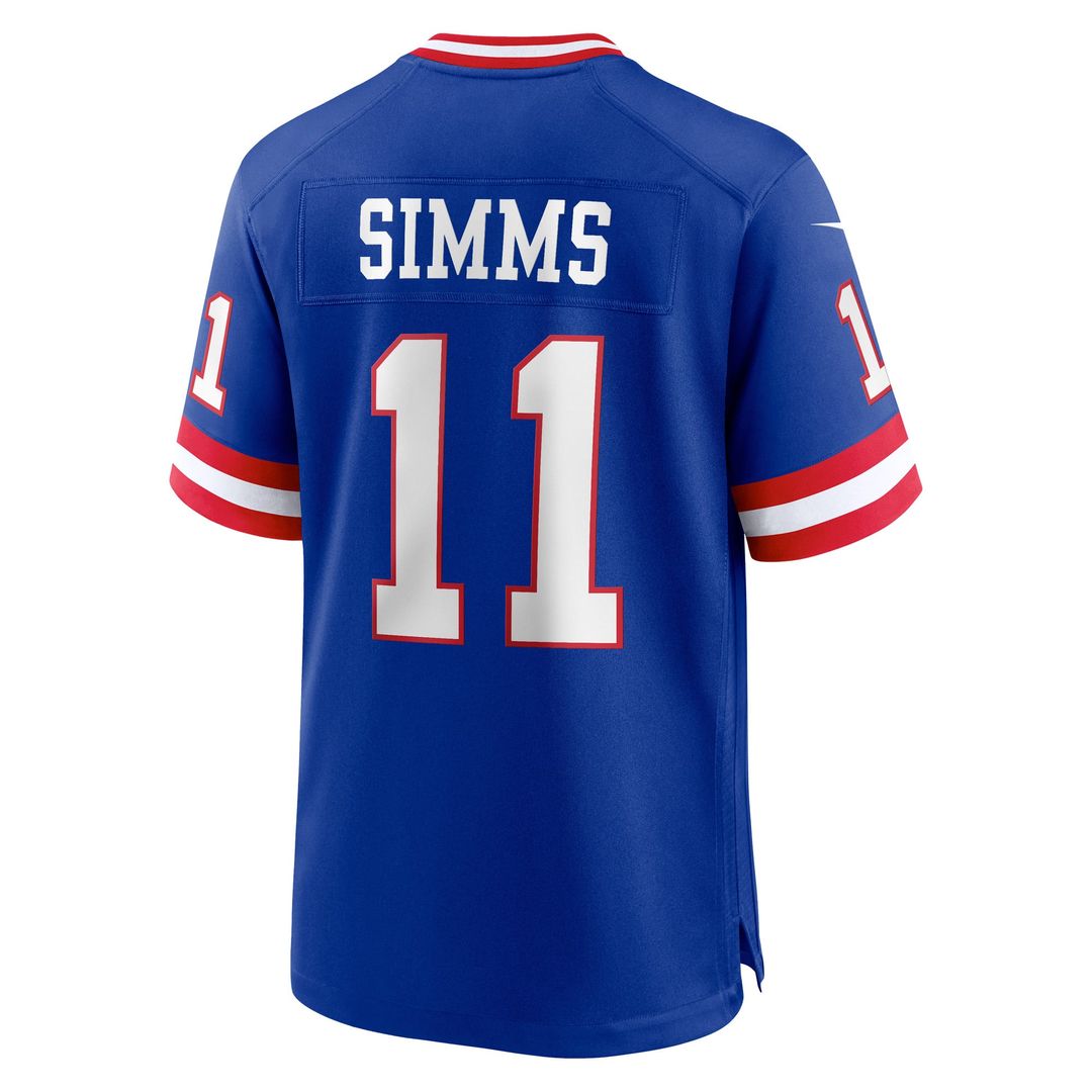 Phil Simms New York Giants Nike Royal Retired Player Alternate Game Jersey