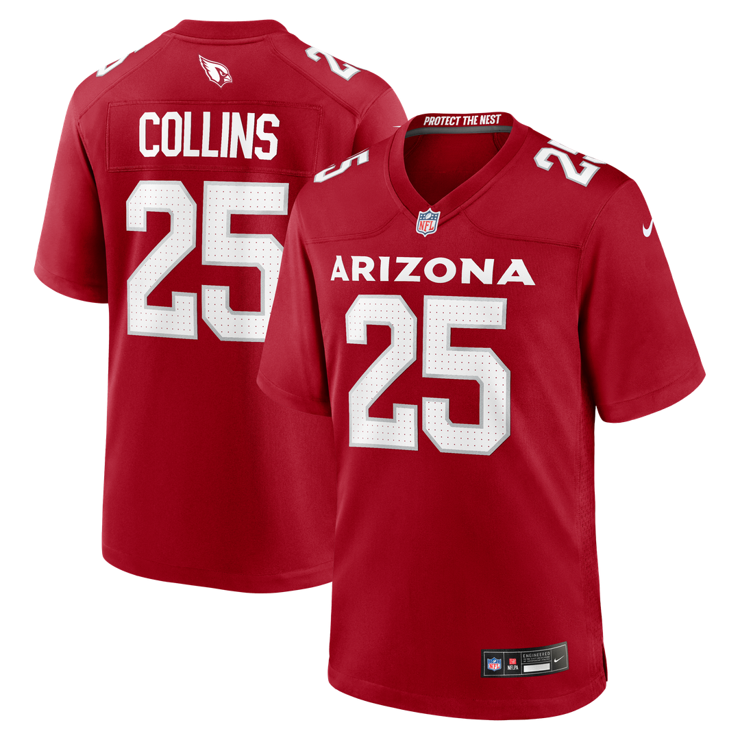 Zaven Collins Arizona Cardinals Nike Cardinal Home Game Jersey