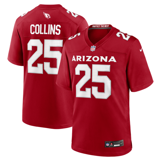 Zaven Collins Arizona Cardinals Nike Cardinal Home Game Jersey