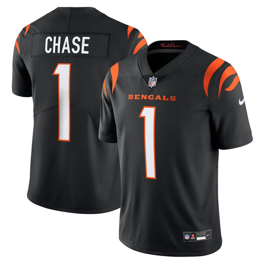 Ja'Marr Chase Cincinnati Bengals Nike Black Vapor Untouchable Limited Jersey