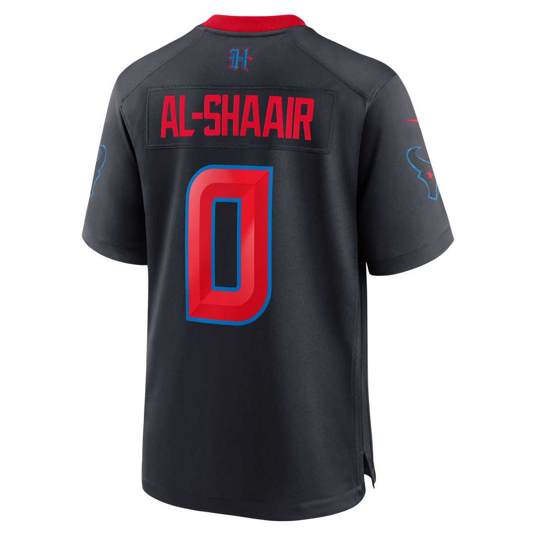 Azeez Al-Shaair Houston Texans Nike Navy Alternate Game Jersey