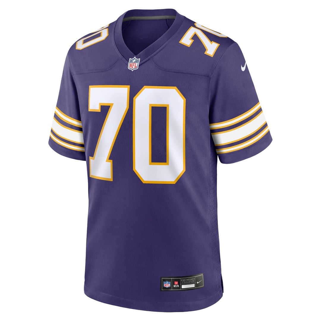 Jim Marshall Minnesota Vikings Nike Purple Retired Player Alternate Game Jersey