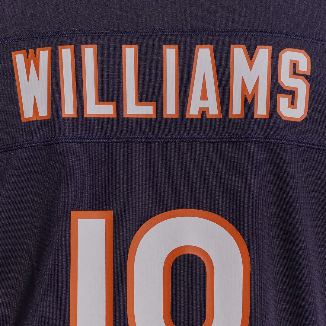 Caleb Williams Chicago Bears Nike Orange Alternate Player Game Jersey