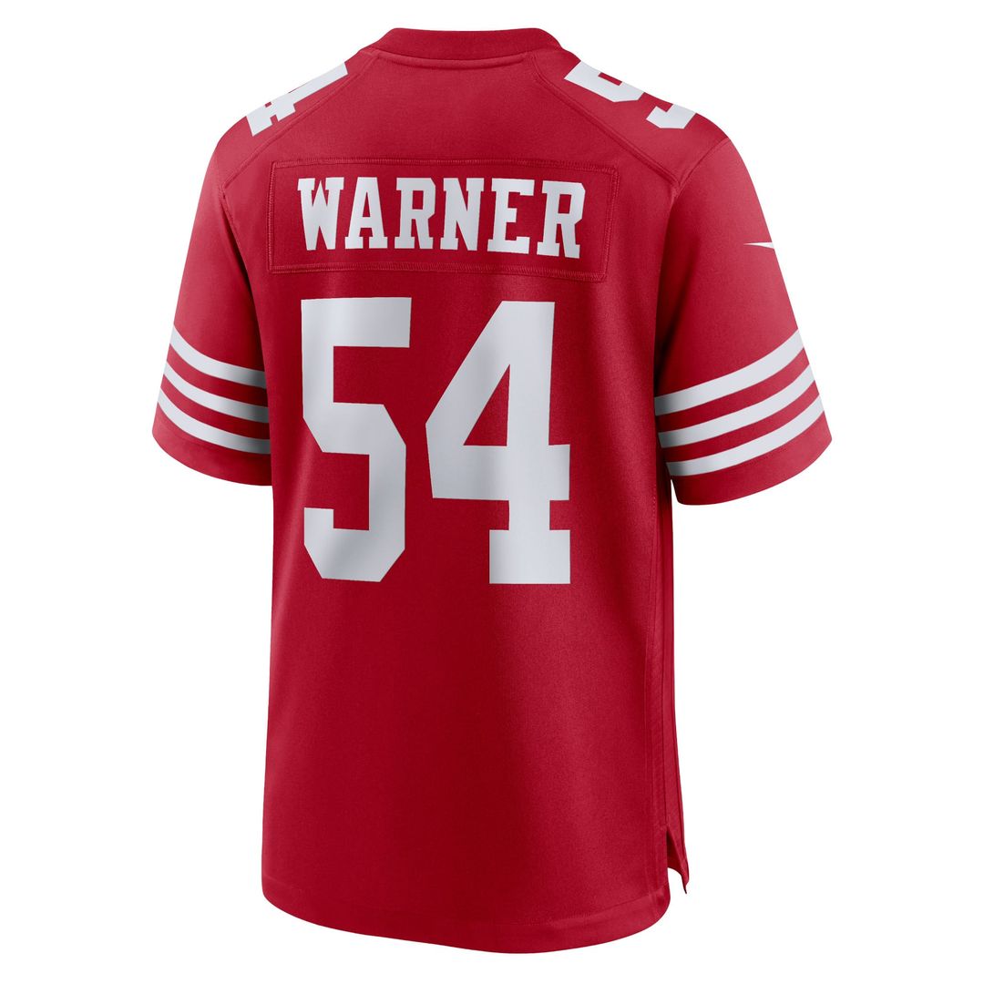 Fred Warner San Francisco 49ers Nike Scarlet Player Game Jersey