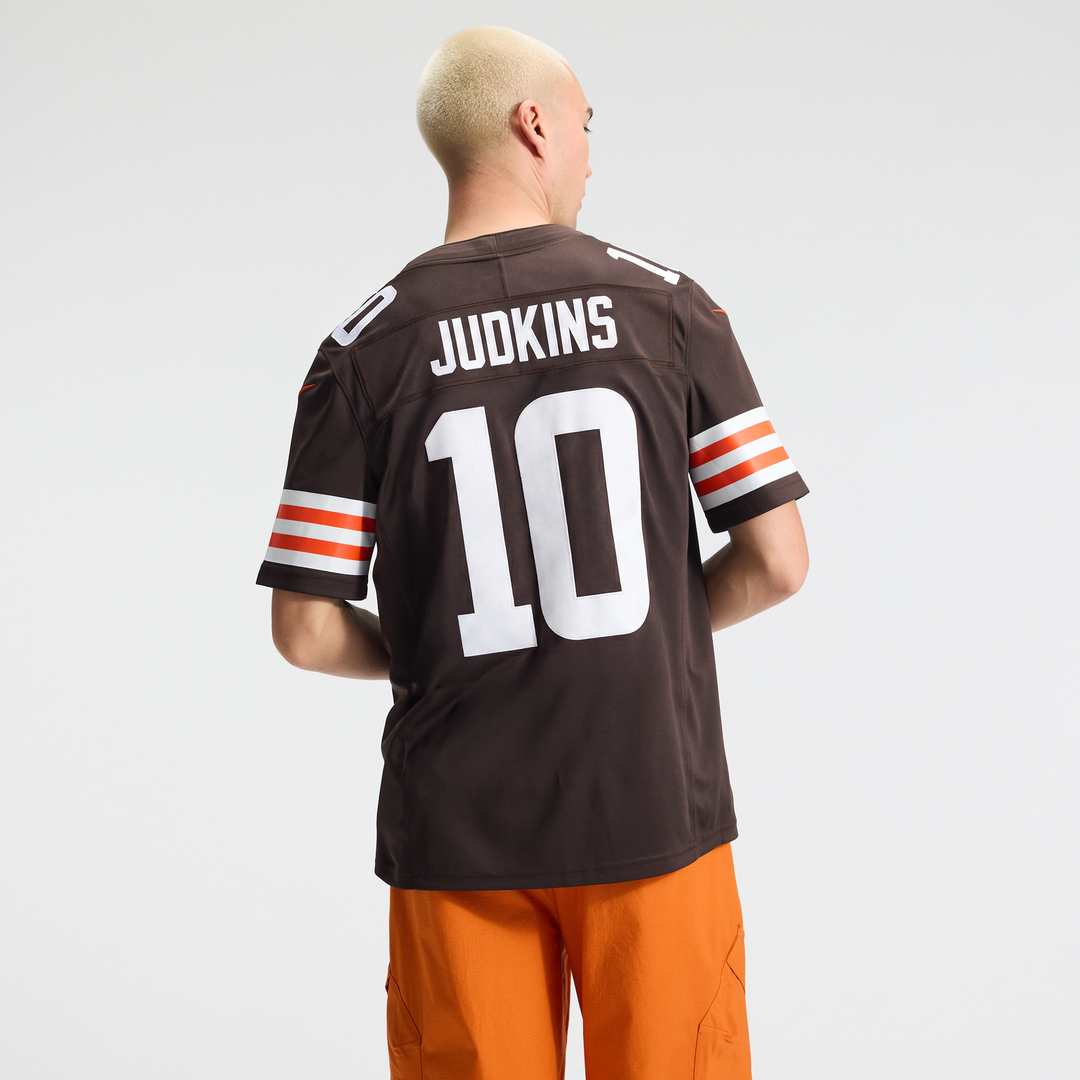 Quinshon Judkins Cleveland Browns Nike Brown Team Vapor F.U.S.E. Stitched Limited Jersey