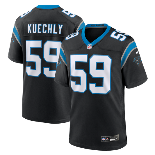 Luke Kuechly Carolina Panthers Nike Black Team Game Jersey