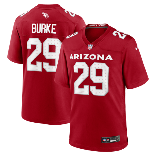 Denzel Burke Arizona Cardinals Nike Cardinal Team Game Jersey