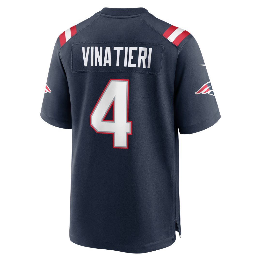 Adam Vinatieri New England Patriots Nike Navy Team Retired Game Jersey