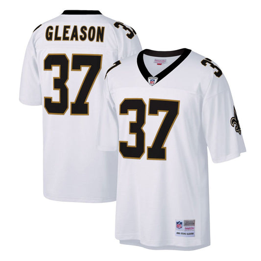 Steve Gleason New Orleans Saints Mitchell & Ness White Big & Tall 2006 Retired Player Replica Jersey