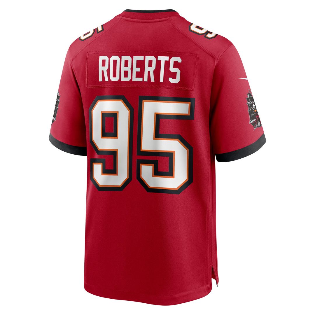 Elijah Roberts Tampa Bay Buccaneers Nike Red Team Game Jersey