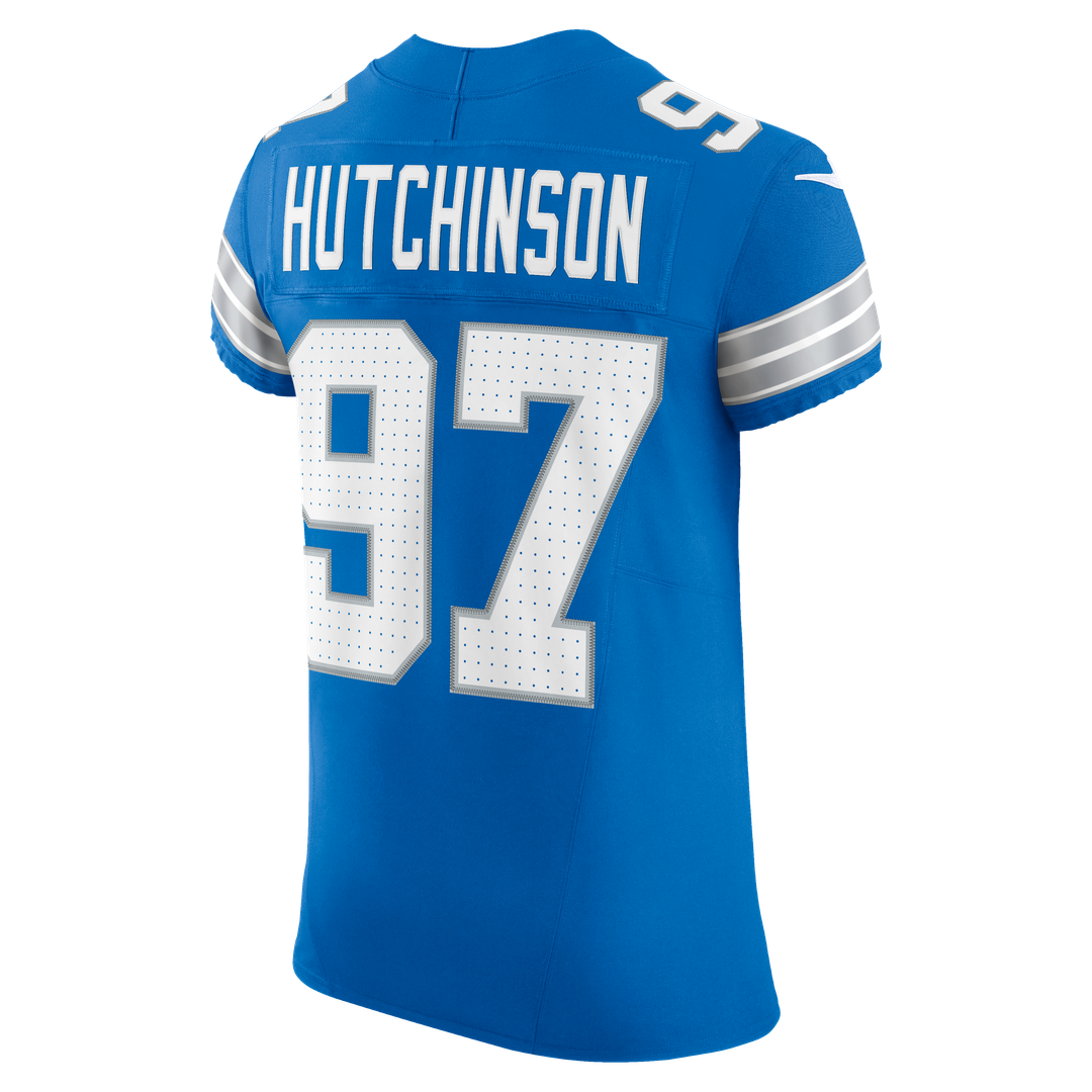 Aidan Hutchinson Detroit Lions Nike Black Alternate Vapor F.U.S.E. Elite Jersey