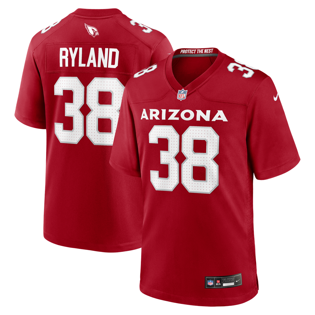 Chad Ryland Arizona Cardinals Nike Cardinal Team Game Jersey