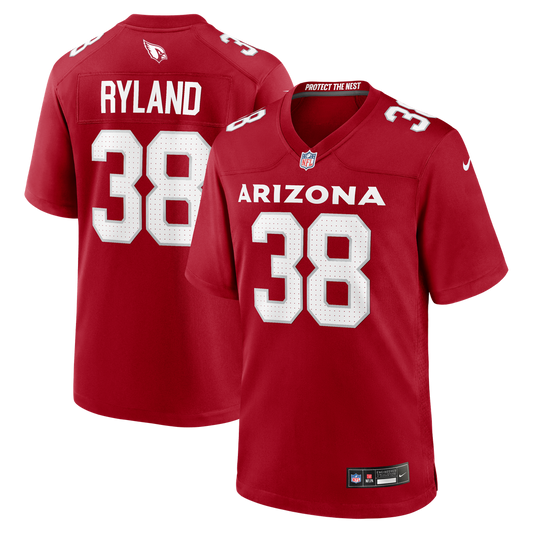 Chad Ryland Arizona Cardinals Nike Cardinal Team Game Jersey