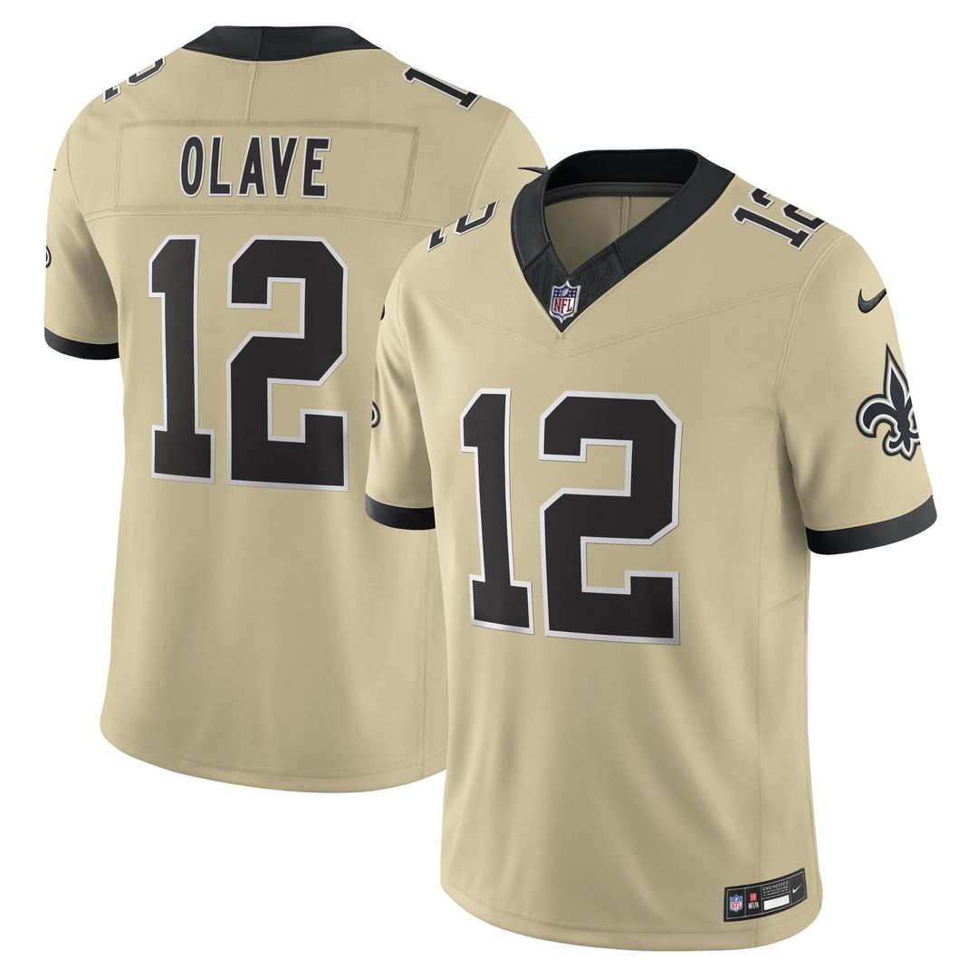 Chris Olave New Orleans Saints Nike Black Vapor F.U.S.E. Limited Jersey