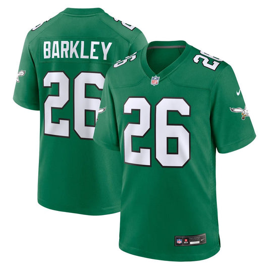 Saquon Barkley Philadelphia Eagles Nike Kelly Green Alternate Game Jersey