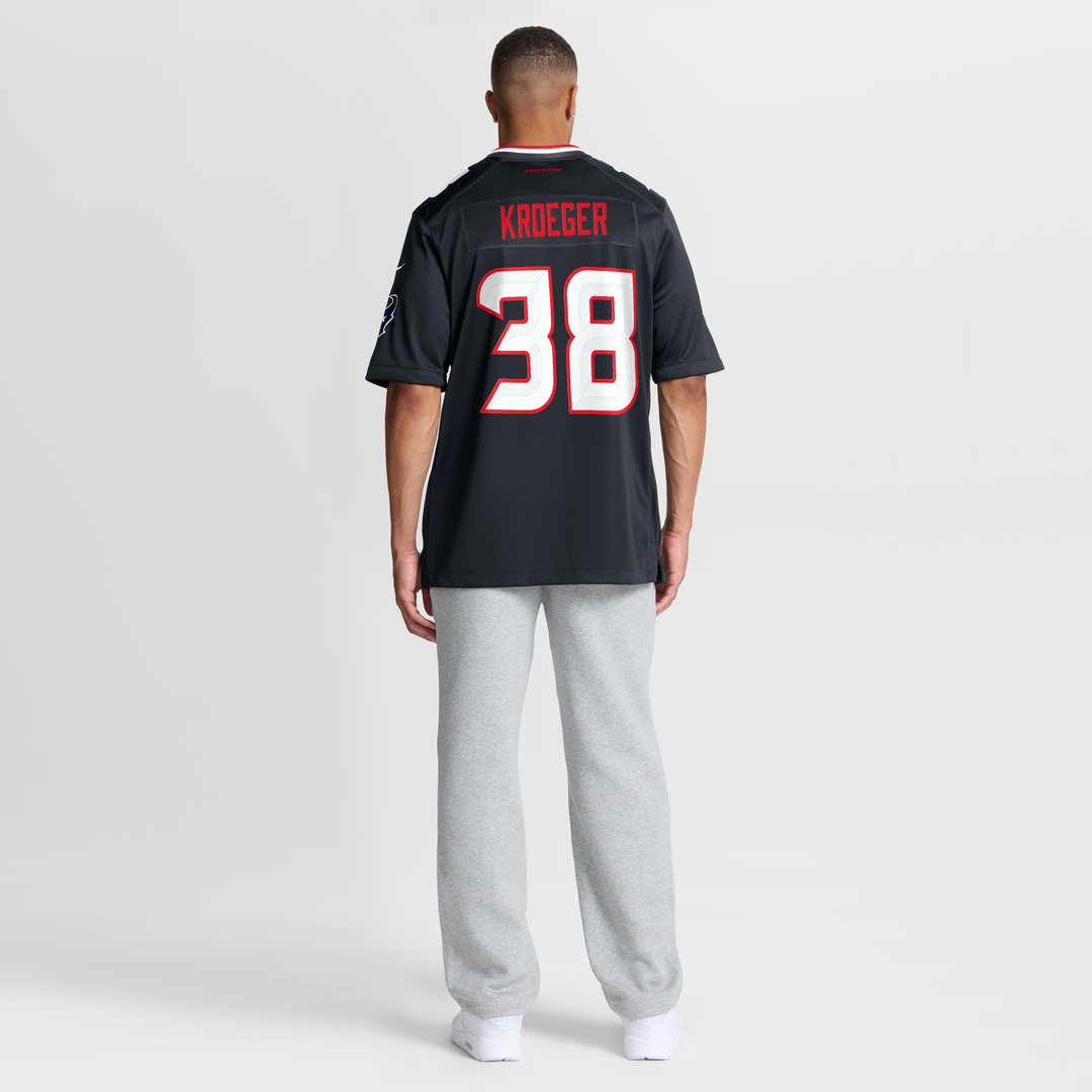 Kai Kroeger Houston Texans Nike Navy Team Game Jersey