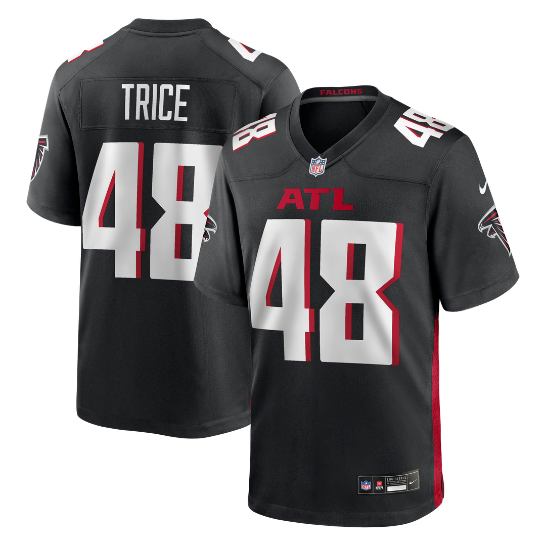 Bralen Trice Atlanta Falcons Nike Black Team Game Jersey