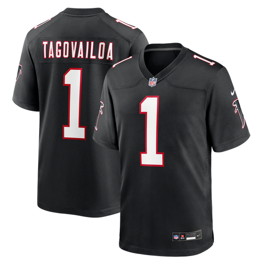 Tua Tagovailoa Atlanta Falcons Nike Black Alternate Game Jersey