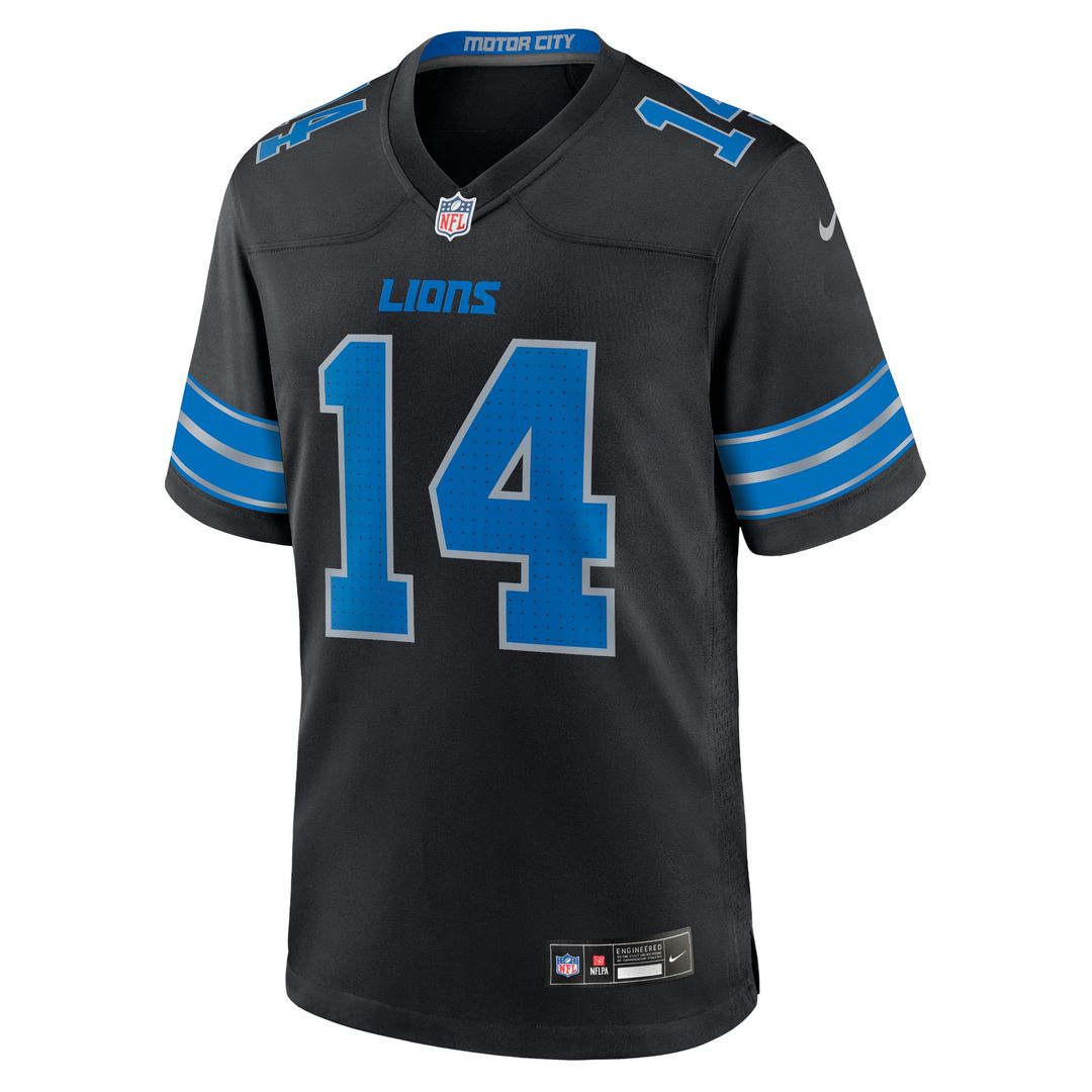 Amon-Ra St. Brown Detroit Lions Nike Blue Game Jersey