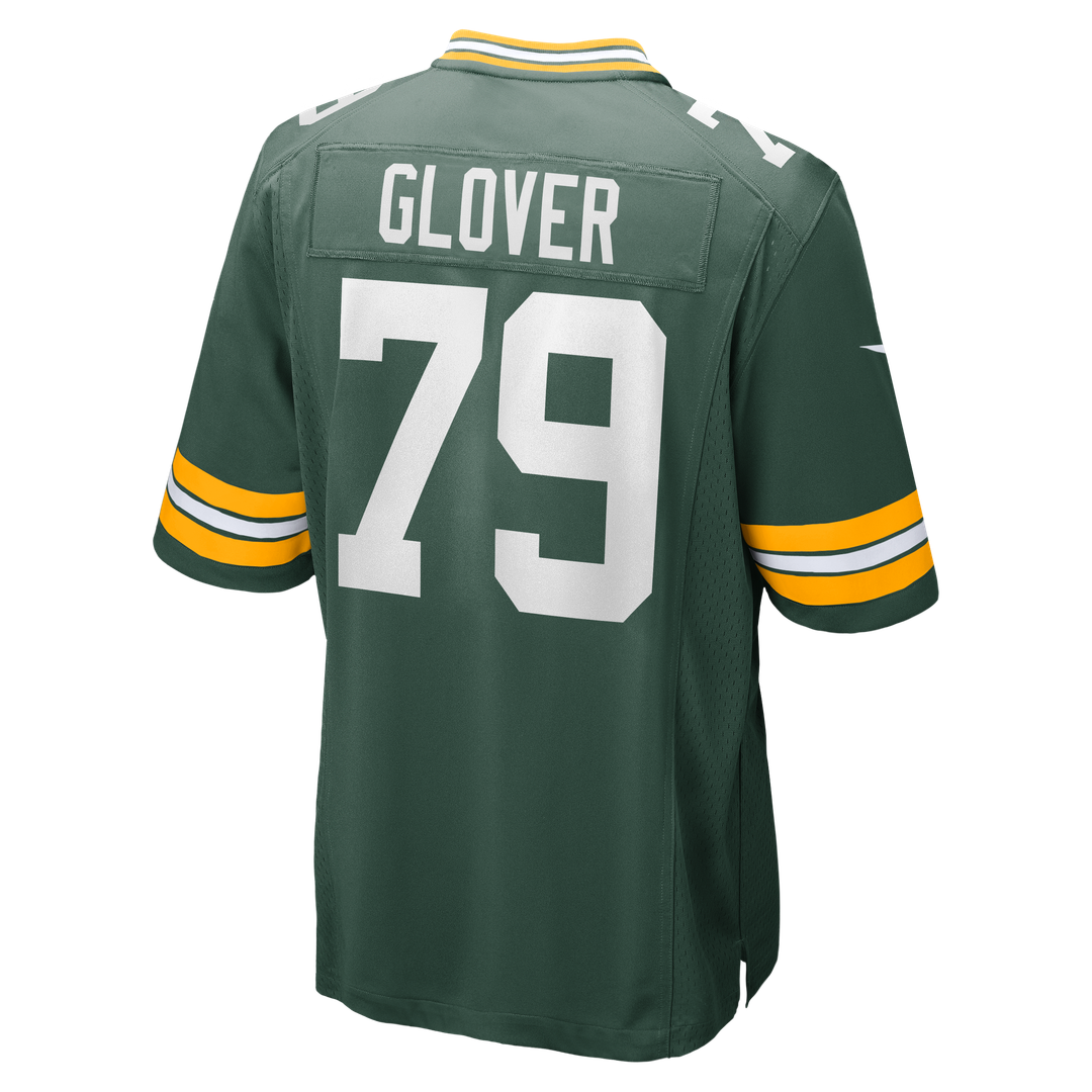 Travis Glover Green Bay Packers Nike Green Game Jersey
