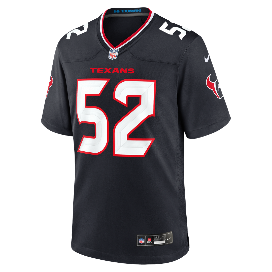 Xavier Thomas Houston Texans Nike Navy Team Game Jersey
