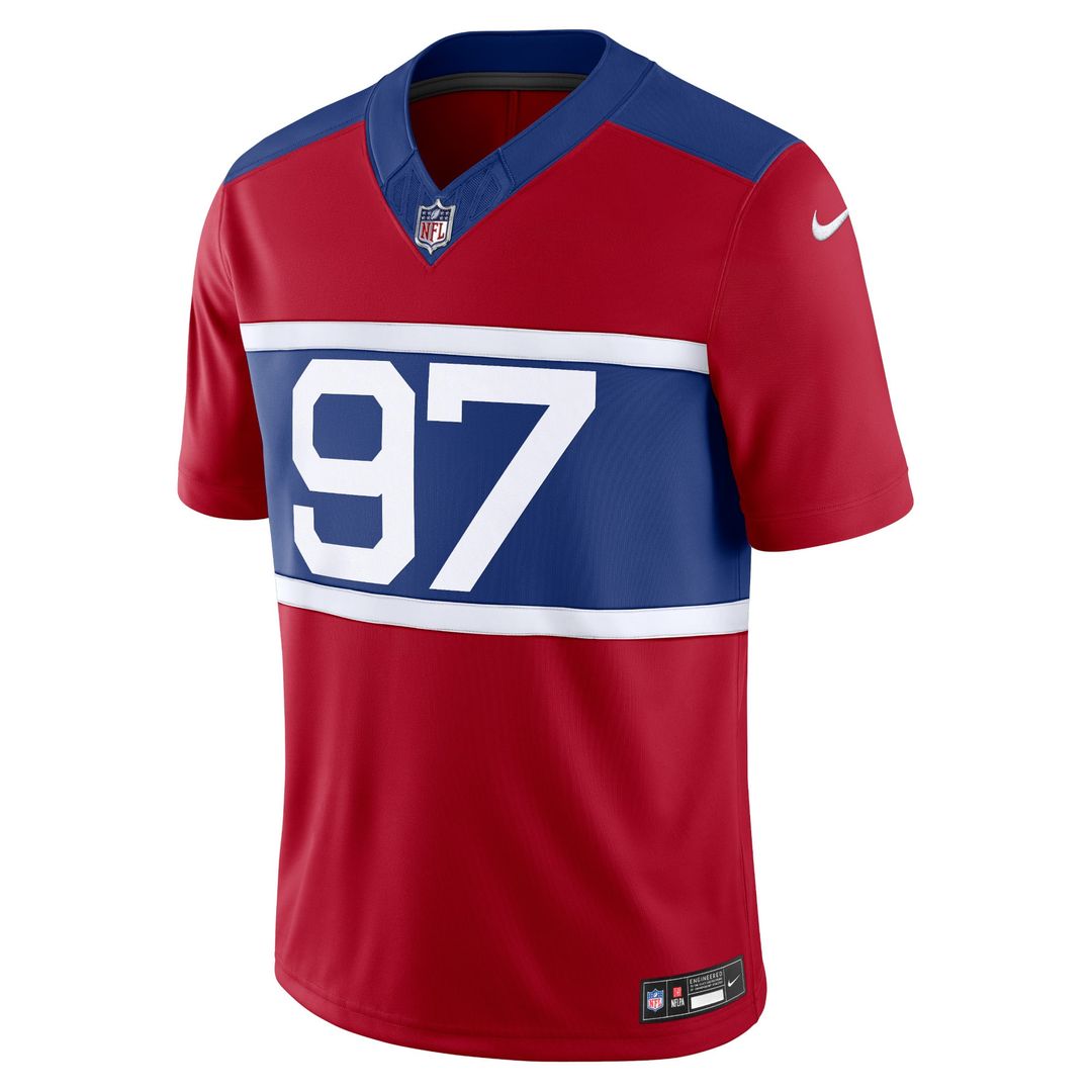Dexter Lawrence II New York Giants Nike Century Red Alternate Vapor F.U.S.E. Limited Jersey