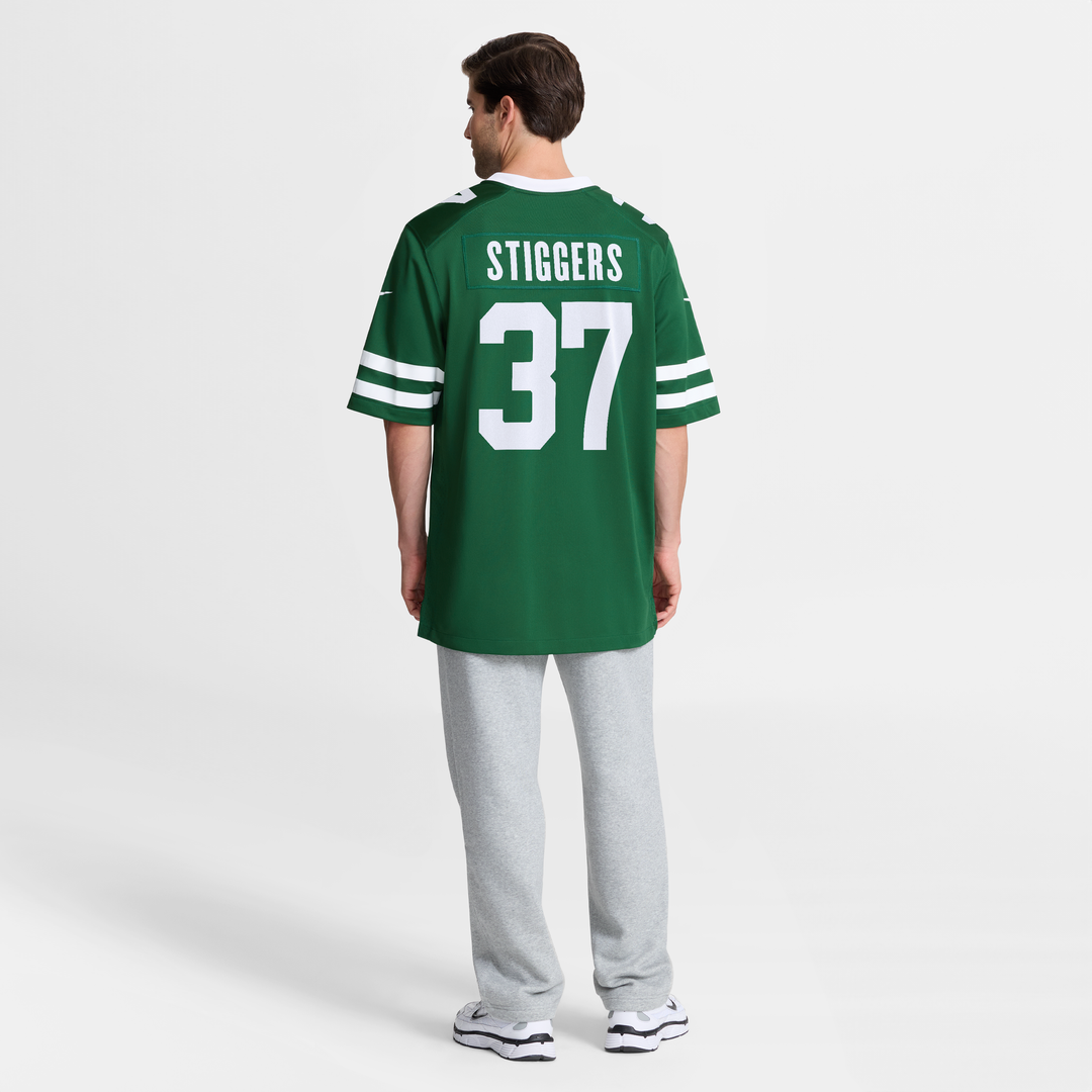 Qwan'tez Stiggers New York Jets Nike Legacy Green Team Game Jersey