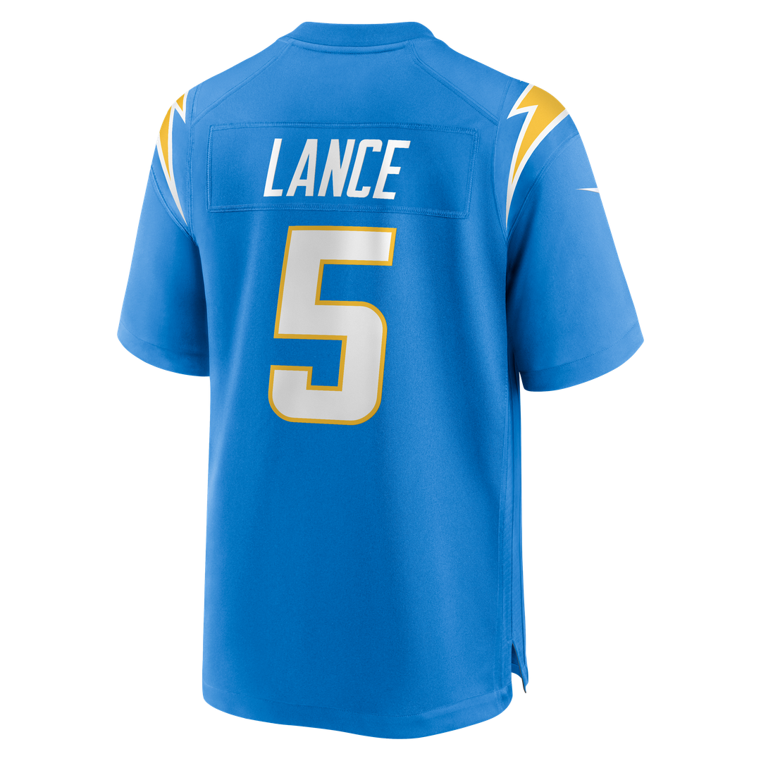 Trey Lance Los Angeles Chargers Nike Powder Blue Team Game Jersey