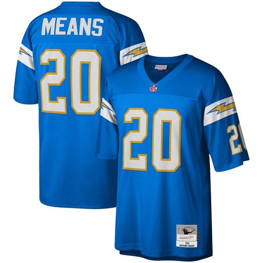 Natrone Means Los Angeles Chargers Mitchell & Ness Powder Blue Legacy Replica Jersey