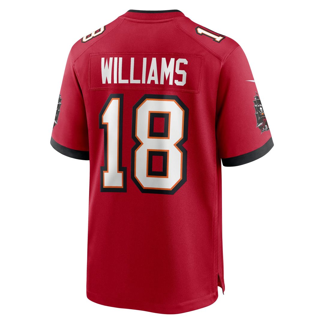 Josh Williams Tampa Bay Buccaneers Nike Red Team Game Jersey