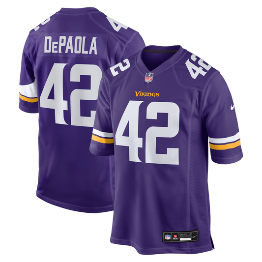 Andrew DePaola Minnesota Vikings Nike Purple Game Jersey