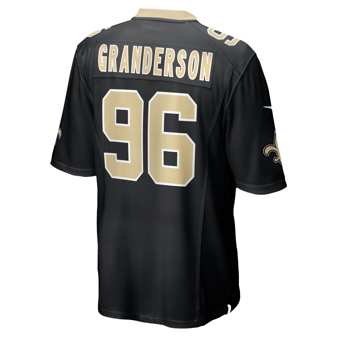 Carl Granderson New Orleans Saints Nike Black Game Jersey