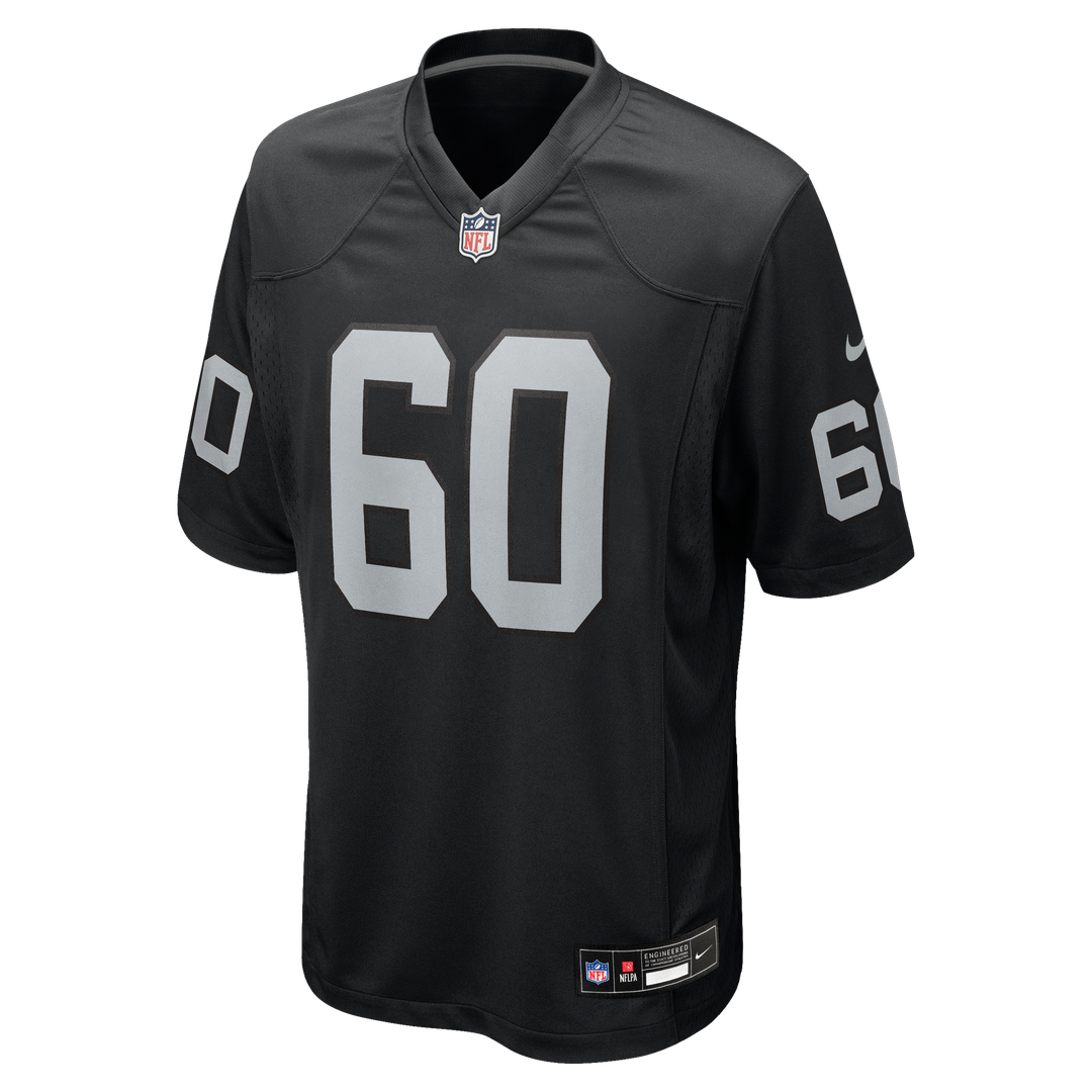 Charles Grant Las Vegas Raiders Nike Black Team Game Jersey